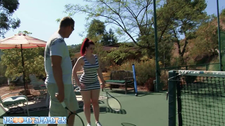 Inn Of Sin: Reino Unido pawg jaye rose lição de tênis foda