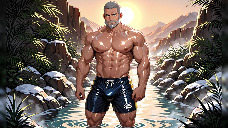 Erotic Man: Porno ai - bărbați cu mușchi care se amestecă umflături softcore