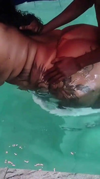 Me in the Condominium Pool