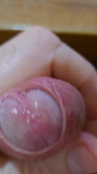 Nice Dick Head Cum and Hot Sperm