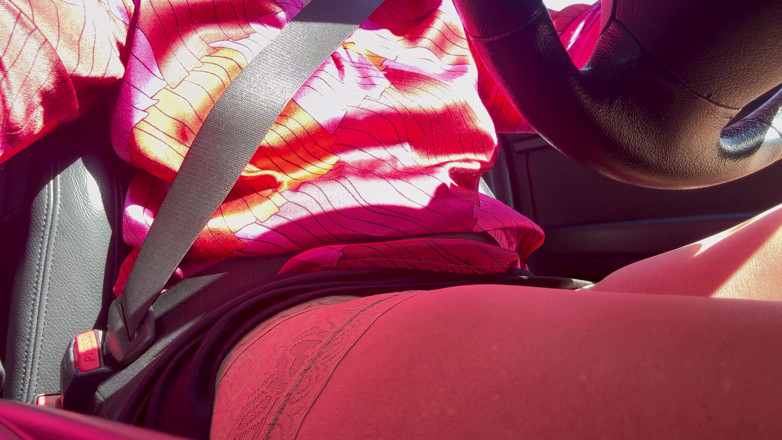 Step Mommy: I Pulled Over and Rubbed My Pussy in the Car...