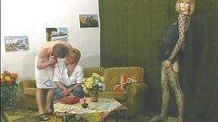 Deutsche Camgirls: Old German Granny Getting Her Ass Demolised