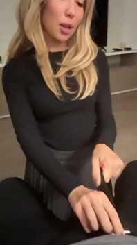 Humiliation of a Small Penis in Pantyhose