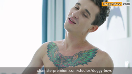 Doggy boys: Self Fucking Twink Dennis Nicolero