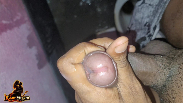 KaamYugam: Indian Desi Boy Masterbating in Public Washroom and Giving Cumshot