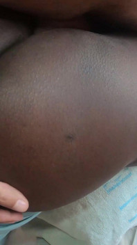 POV interracial von hinten mit natürlichem creampie