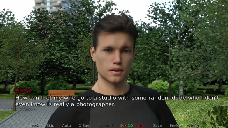 Q Boy: Sexy manželka nahoře bez Foto v parku - Nové sousedství - Ep02