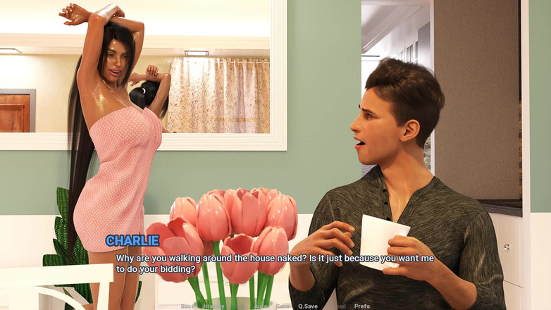 Dirty GamesXxX: 愛の誘惑。痴女ルームメイト - エピソード2