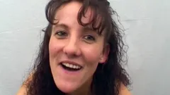 German MILF Eats Cum After Hot Threeway Fuck