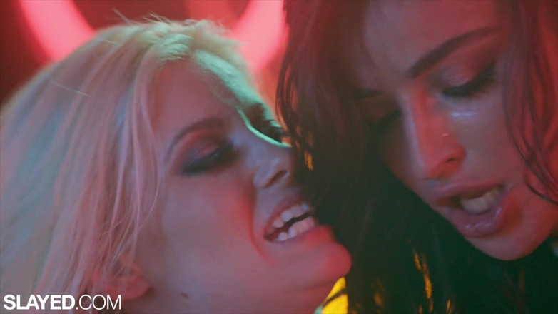 Slayed: Slayed Luscious Ladies Emily &amp; Charlotte Lap Each Other up
