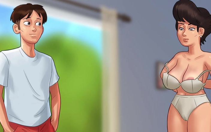 LewdArcade: Summertime saga cookie jar - 海伦性爱场景合集 [16：9 分辨率]