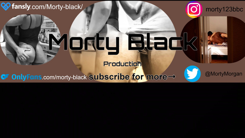 Morty Black: Ebony rimjob na Morty Black