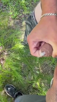 Two Straight Guys with Huge Dicks Decided to Try Jerking off to Each Other for the First Time, While No One Saw