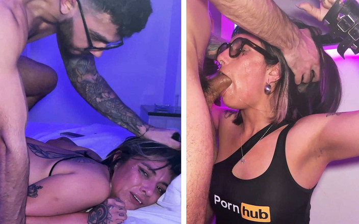 Shady Sluts: Gezichtsneuken, spanken en seks! Een getatoeëerde Latina geeft een geweldige...