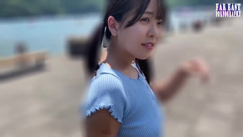 Far East pornography: F-cup cup ciuman matahari menunggang dengan si cantik penyayang mani...