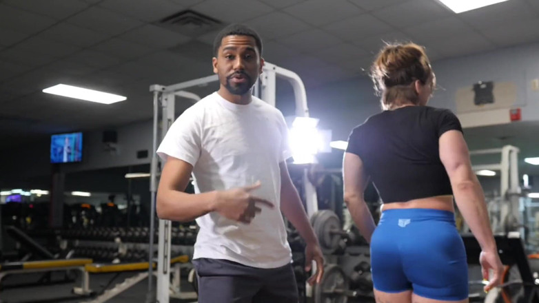Darrenblazeent: Giving My Fitness Instructor a BBC Creampie in the Gym