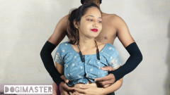 Dogimaster: 18 岁的年轻邻居的女孩独自在家男孩操逼并开始与印地语音频发生性关系