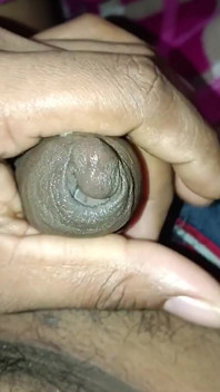 Indian Boy Passionately Masturbating at Night