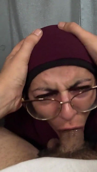 Full Hijabi Covered Rough and Soppy Deepthroat Mia Niqab