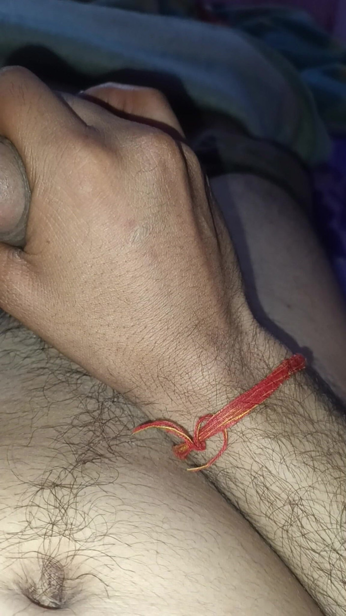 Luckky: Indian Boy Rubbing His Penis