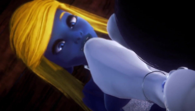 Wraith ward: Gargamel Smurfing Smurfette: пародия на smurf