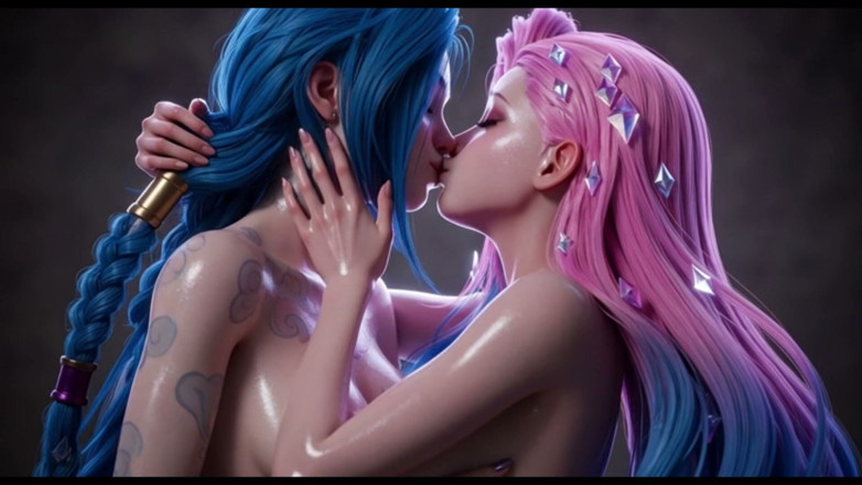 Ianimedia: Seraphine League of Legends 누드 솔로 헨타이 거유 후장과 보지