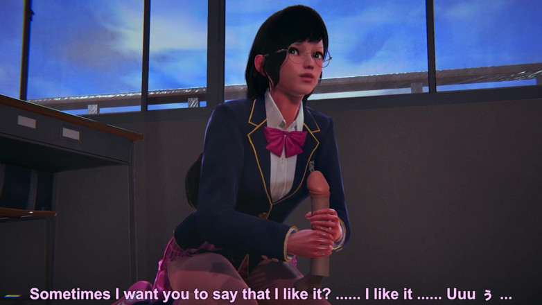 Waifu club 3D: DVA te branle la bite dans la salle de classe