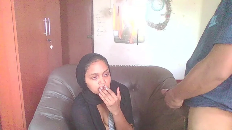 Tina Baby: Behind the Scenes of Hijab Office MILF Had a Visitor...