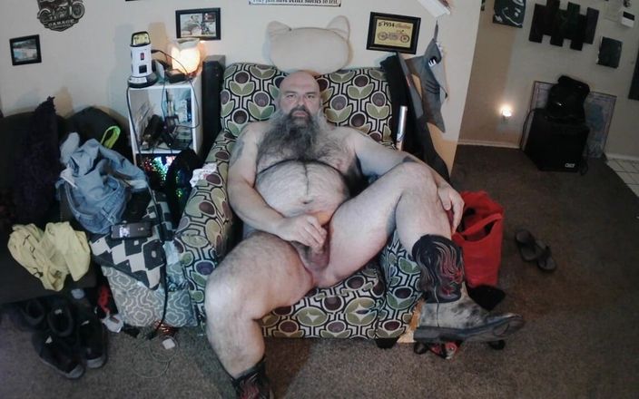 Monk3yMing0: Furry Bear Monk3yming0 with My Thick Legs Spread