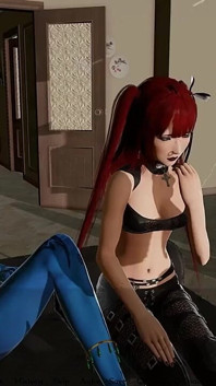 Une rousse gothique et une pipe de démon - attachée par le désir n ° 4 - gameplay