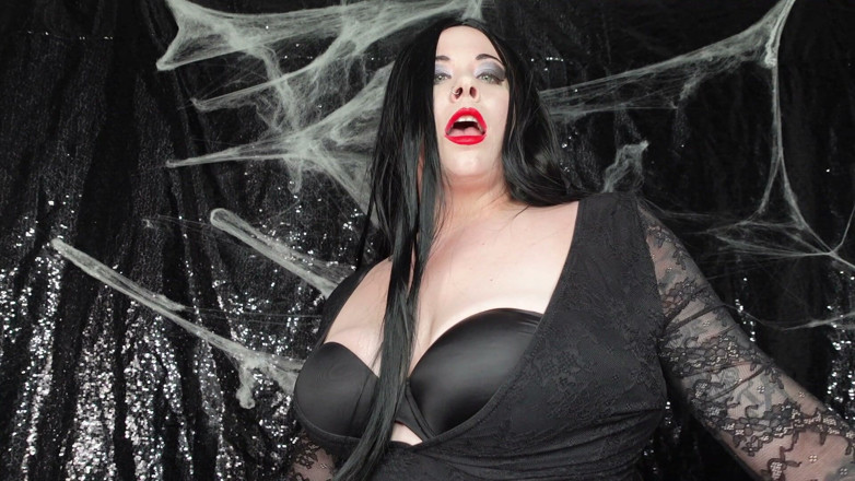 Deanna deadly: Stepmommy Morticia Addams Loves Your Fat Stomach and Feeding You