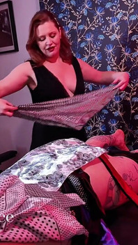 Inanna Justice - Scarves, Tickles, Gagged and Blindfoled - Silk Bonage Part 3