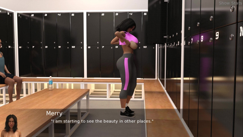 Porny Games: Project hot wife - Getting naked in the gym (64)