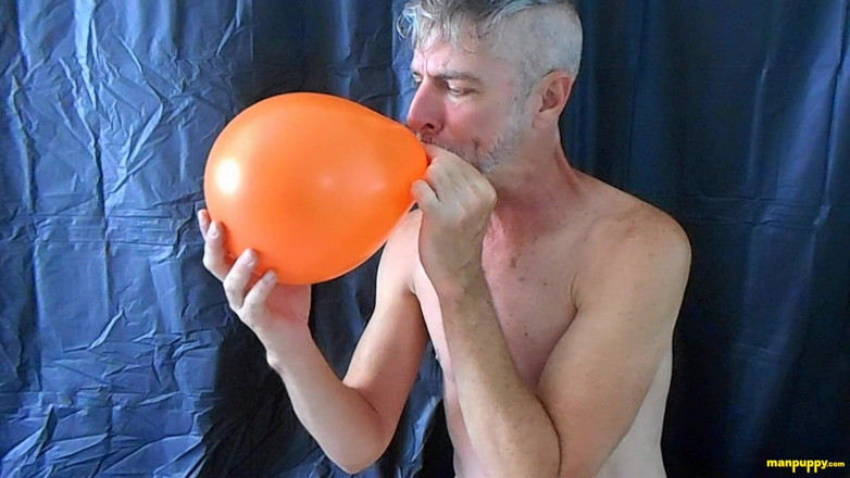 Man Puppy: Big Dick &amp; Balloons Too!