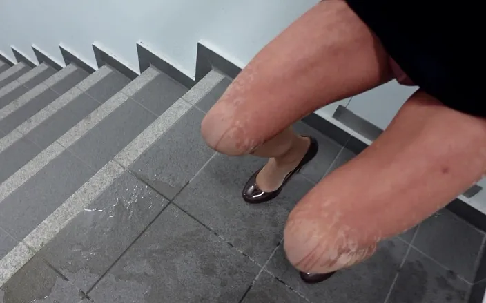 Loreley add: Big Pissing in the Pantyhose with Tied Cock on the...