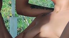 My Stepsister Vanessa Lets Me Jerk off Her Pussy Outdoors Without Our Parents Knowing- POV