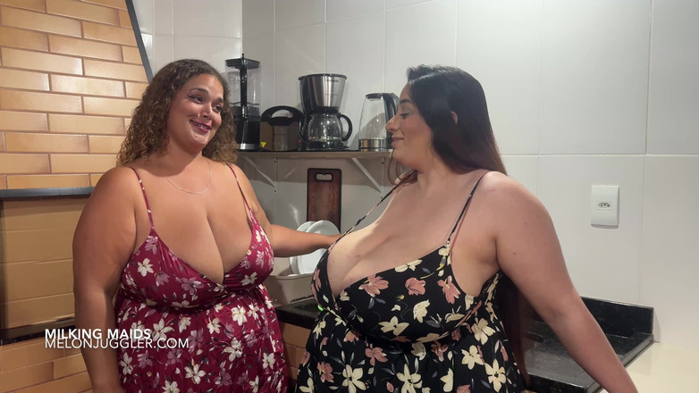 Melon Juggler: Latinskoamerické dojičky Analua BbW a Julia Leite