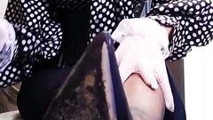 Compulsive Wanker Filthy Nylon Addict Hfo