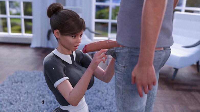 Gaming vision: Meine süße mitbewohnerin 2 gamplay mit sexszene teil 3