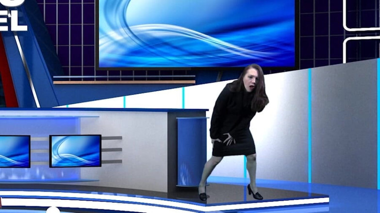 Evangelines Fetish: Evangeline w newsroomie