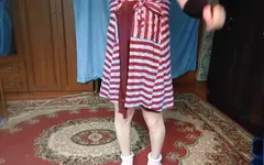 Cumshot Realized Finally From Cute Cock of Pretty Ladyboy