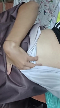 Porn Actress Touches Her Tasty Tits