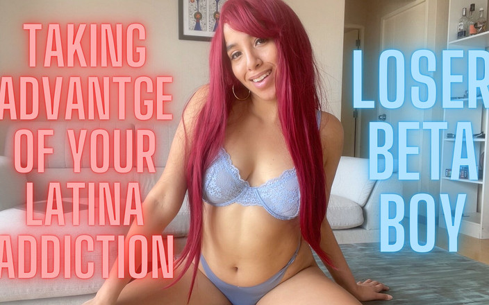 Goddess Alexa femdom: あなたのラテン系依存症を利用して、敗者ベータボーイがオーガズムJOIを台無しにしました