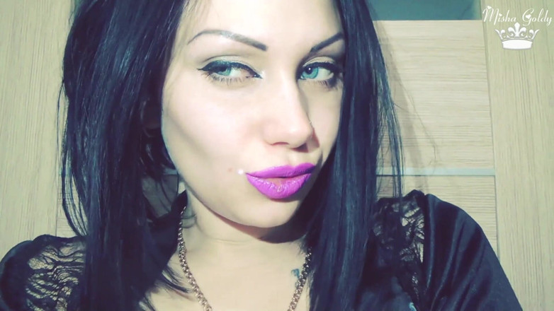 Goddess Misha Goldy: Labbra e baci