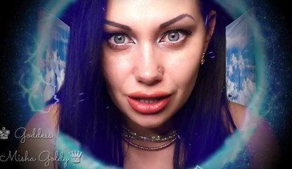 Goddess Misha Goldy: Você precisa de contato visual comigo quando você acaricia e...