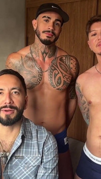 Azael Maluma Fucks Uncut Tatted Twink Huge Cumshot Anal Blowjob Sucking Cock