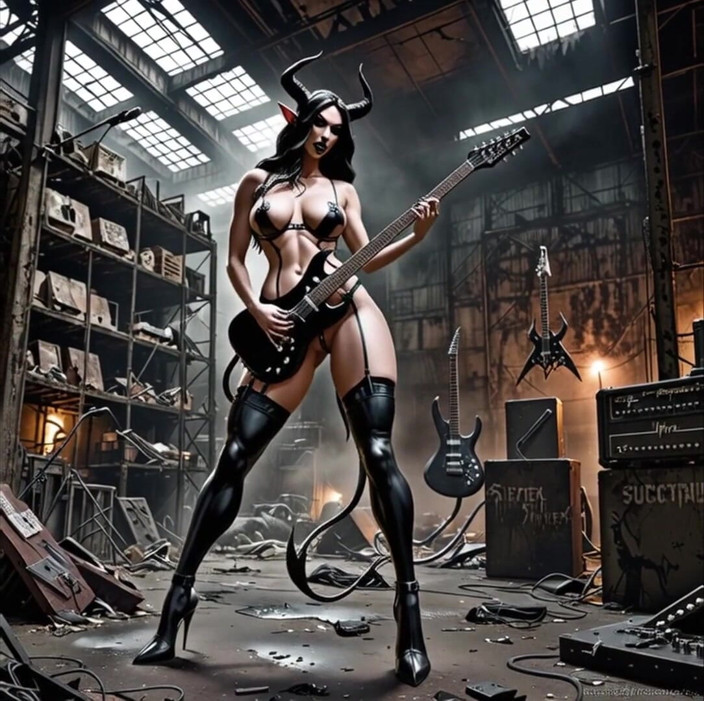 Horny van stevie: Succubus Metal Band myoojik vidiyo