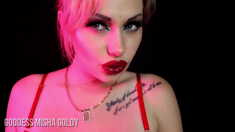 Goddess Misha Goldy: Đào tạo nghiện môi! Trở thành hoàn toàn não rửa!...