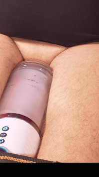 Mistress Left Her Slave Alone, Tied to a Milking Machine to Give Him a Post Orgasm Torment