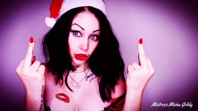 Goddess Misha Goldy: Você não vai gozar este ano! Não vou lhe dar...